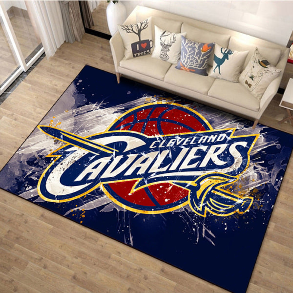 Basketboll Matta Vardagsrum Soffa Soffbord Kudde Sovrum Sängfilt Rum Dekorativ Matta NBA-05 50*80cm