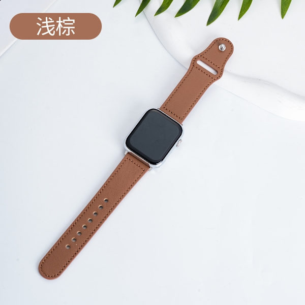 Kellon ranneke Apple Watch iWatchille Soveltuu: 1-8 sukupolvi SE 38-40-41mm 1 Vaaleanruskea