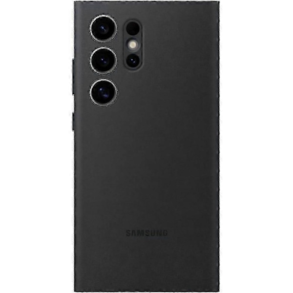 Officiellt Galaxy S23 Ultra, Galaxy S24 Ultra Smart View Plånboksfodral Skyddande Skal, Svart
