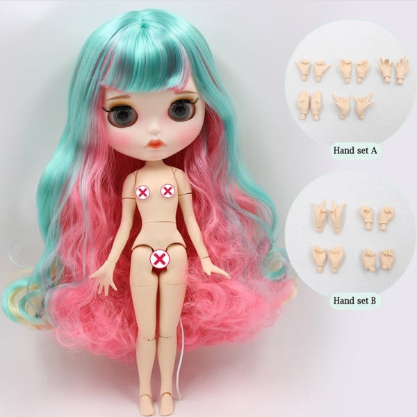ICY DBS Blyth Fabriksdukke Egnet til udklædning DIY Skift 1/6 BJD Legetøj specialpris OB24b kugleled carved lips face3