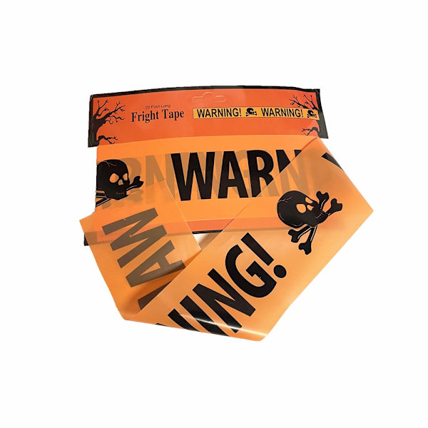 6Mx8CM Halloween Varseltape Skilt Halloween Rekvisitter Fare Varsellinje Ny Isolasjonsbelte Skilt Fest Utendørs Hagedekor 1pc purple