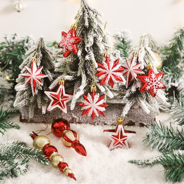 Polkagris Julgransdekoration God Jul Dekorationer för Hemmet Navidad Gåva Julgransprydnader Nyår 24pcs Ornament 21