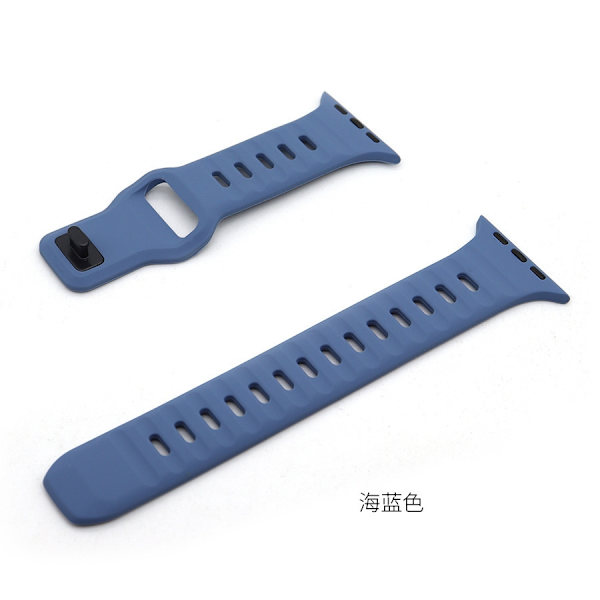 Klockarmband för Apple Watch iWatch 38/40/41/42MM S10 universal havsblå