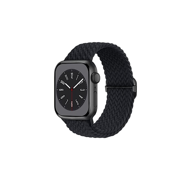 Kellon ranneke Apple Watch iWatch 42/44/45/49MM Musta
