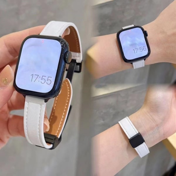 Kellon ranneke Apple Watch iWatch 38/40/41mm 089 valkoinen