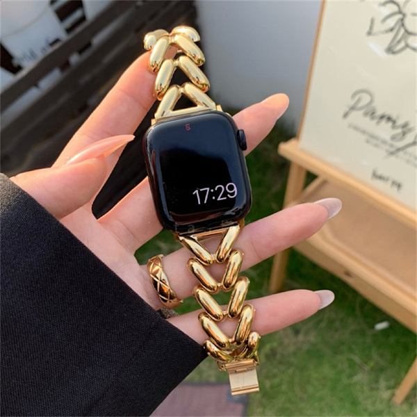 Klockarmband för Apple Watch iWatch 38/40/41/ S1042MM Guld