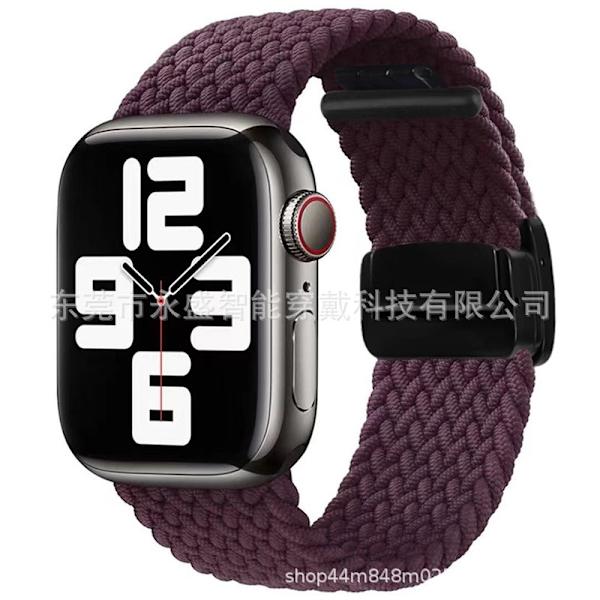 Kellon ranneke Apple Watch iWatch 38/40/41mm -sarjalle, karmiininpunainen kirsikka