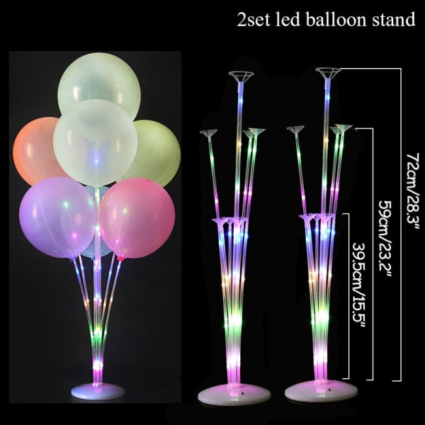 Set Ballongpelarstativ för bröllopsfestdekorationer Barnballonger Tillbehör Juldekorboll 110pcs balloon set d