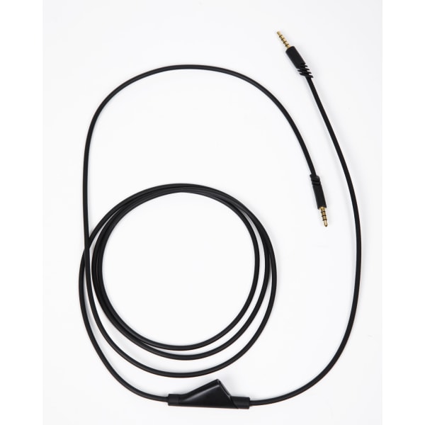 For Logitech Astro A10 A40 A10 Spillhodesett Kabel TPE Kontroll Mikrofon Demp Kabel Black 2 m