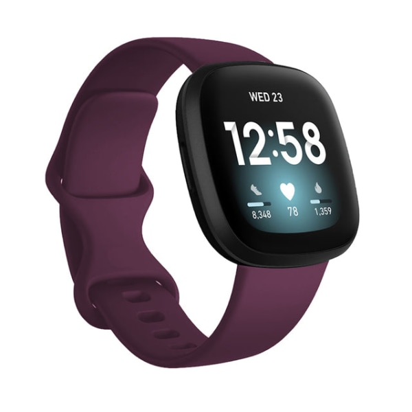 Färgglatt armband för Fitbit Versa 3 Klockarmband Mjukt armband Correa för Fitbit Sense Versa3 Klockarmbands Tillbehör Light yellow S