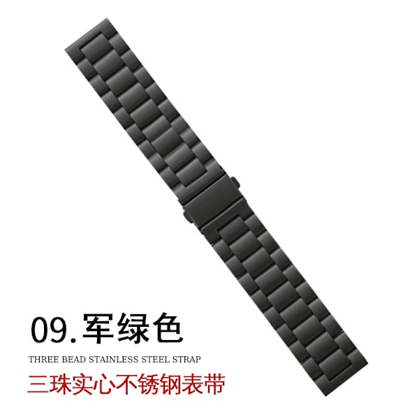 Kellon ranneke Apple Watch iWatch 1-10 sukupolvelle: 42-44-45-46-49mm 9 armeijanvihreä