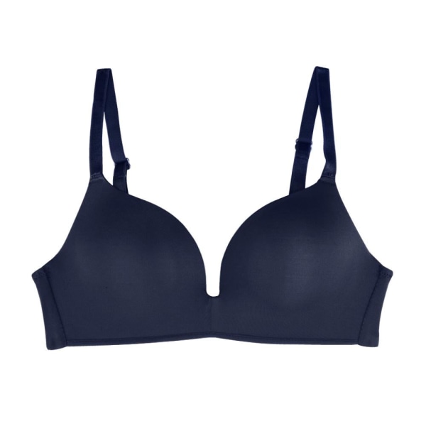 No Wire Seamless BH A B Cup Push Up BH för kvinnor Bekväma underkläder Beige 38A