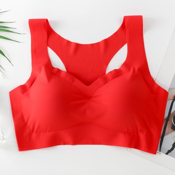 Seksikkäät syvään uurretut V-liivit naisille, langattomat rintaliivit, push-up-pehmustetut bralettet, saumattomat mukavat alusvaatteet, Femme Black M
