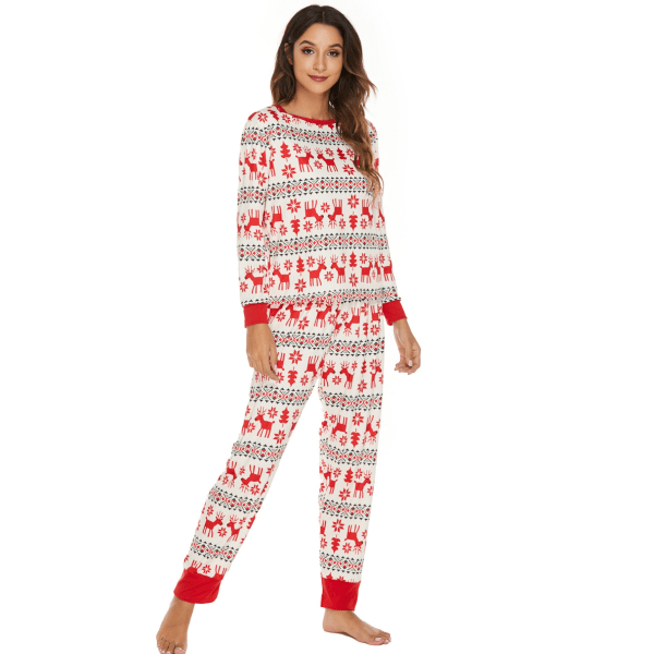 Julepyjamas Matchende Familie Pyjamas Hjemmetøj Sæt Pyjamas 8409 M