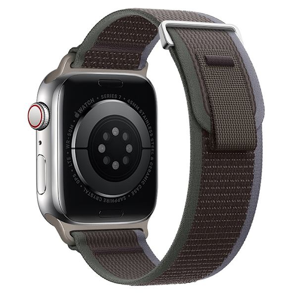 Klockarmband för Apple Watch iWatch 38/40/41/42mm blått med svart