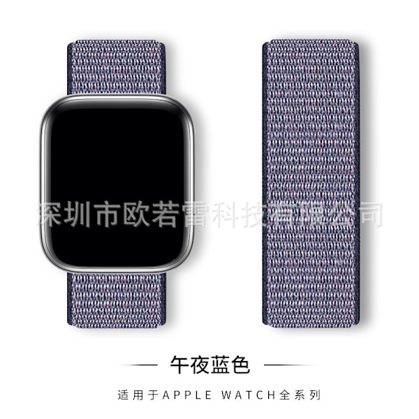 Klockarmband för Apple Watch iWatch 40 Midnattsblå 38/40/41MM