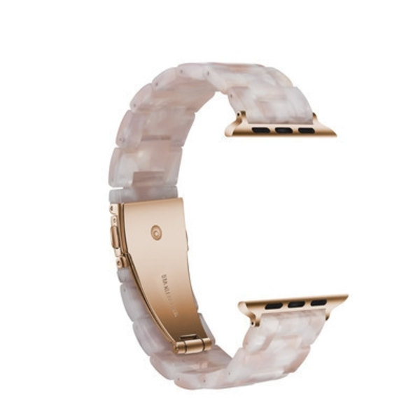 Klockarmband för Apple Watch iWatch 38/40/41MM Rosa Blomma