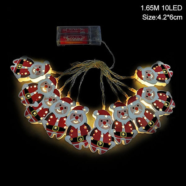 165cm Juldekoration LED Ljus Ornament Plast Jultomte Julgran Snögubbe Ljusslinga Självlysande Juldekoration Snowman LED C