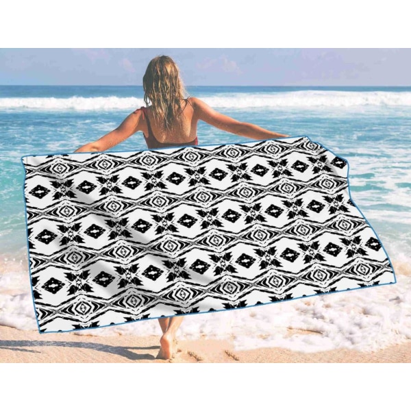 Coconut Tree Starry Sky Printed strandhandduk för vuxen Snabbtorkande Simning Surfdusch Handduk Resor Yoga Strandfilt 6 80x160cm