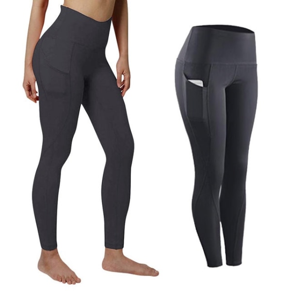 Yogabukser Treningstights Løpebukser Joggebukser for Kvinner Style 1--Color 1 M