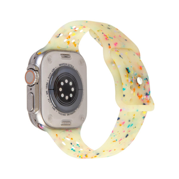 Klockarmband för Apple Watch iWatch 38/40/41 SM Jelly Sunshine