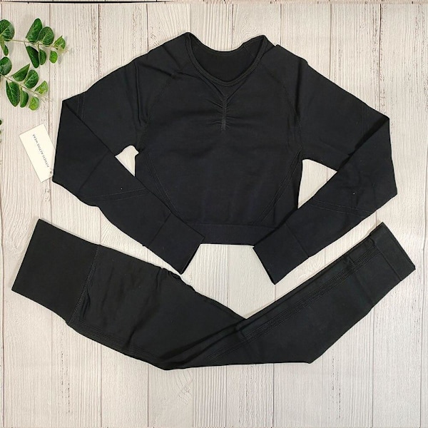 Yoga Set Träningskläder Sexiga Sportkläder För Kvinnor Armygreen 3Pcs set M