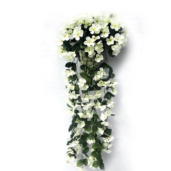 5-bladig orkidé, konstgjord blomma, festdekoration, simulering, konstgjord blomma, bröllop, jul, trädgård, vägghängande korgblomma 1PC Champagne Sakura