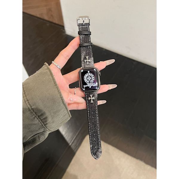 Urrem til Apple Watch iWatch 42/44/45/49mm Sort