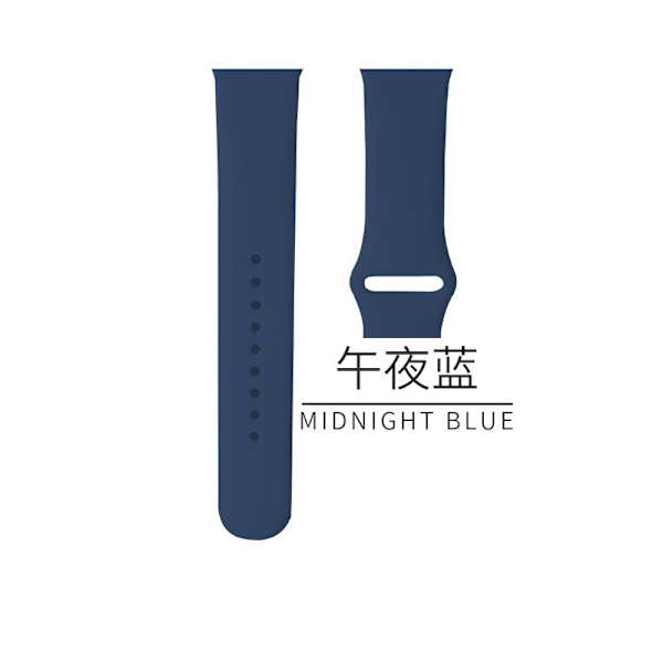 Klockarmband för Apple Watch iWatch Gäller: 1-9 generationen SE 38/40/41 standard 9 midnattsblå