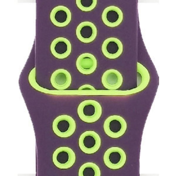 Klockarmband för Apple Watch iWatch för S10-42mm 38/40/41mm-L 30 lila + grön