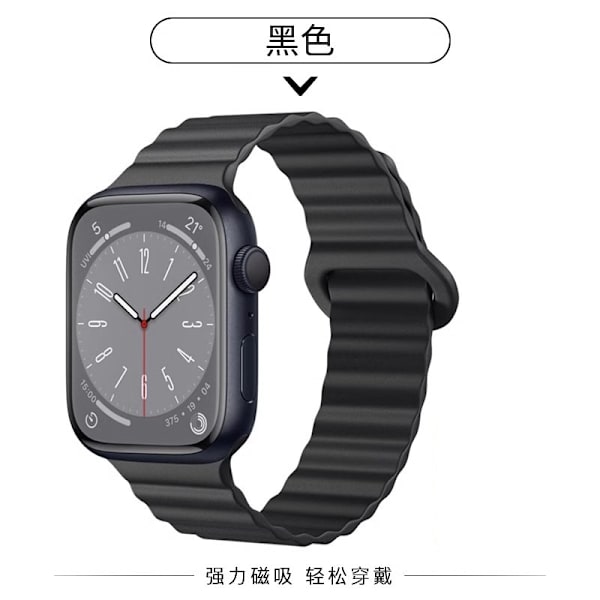Urrem til Apple Watch iWatch Anvendelig: S6/5/4/SE 40mm Sort