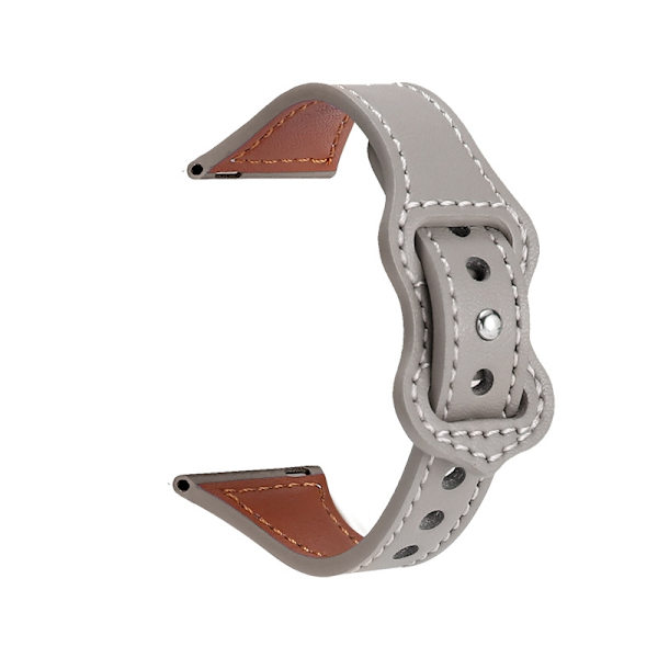 Kellon ranneke Apple Watch iWatchille, soveltuva koko 38-40-41mm, Pieni Elefantti Harmaa - 8-muotoinen kapea vyötärö