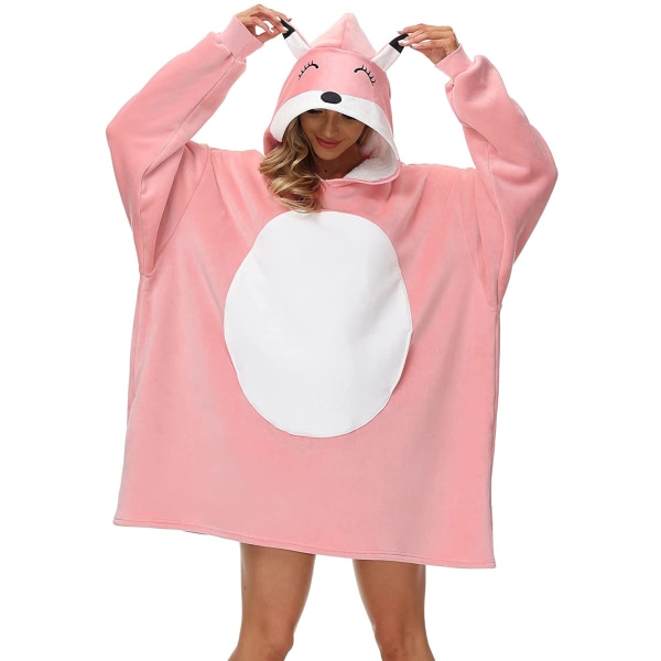 Oversized Hoodie Filt Presenter för Kvinnor UK Vuxna Män Barn Flickor Bärbar Bekväm Fleece Hoodie Morgonrock Som Födelsedagspresenter till Mödrar Vänner Universe-adults