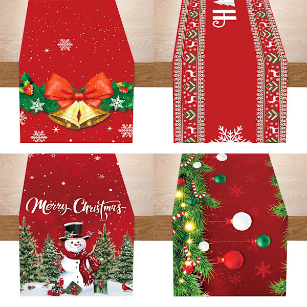 Julbordslöpare Julprydnad 2023 Juldekorationer För Hemmet God Jul Navidad Noel Gåvor Nyår 2024 Dark Khaki