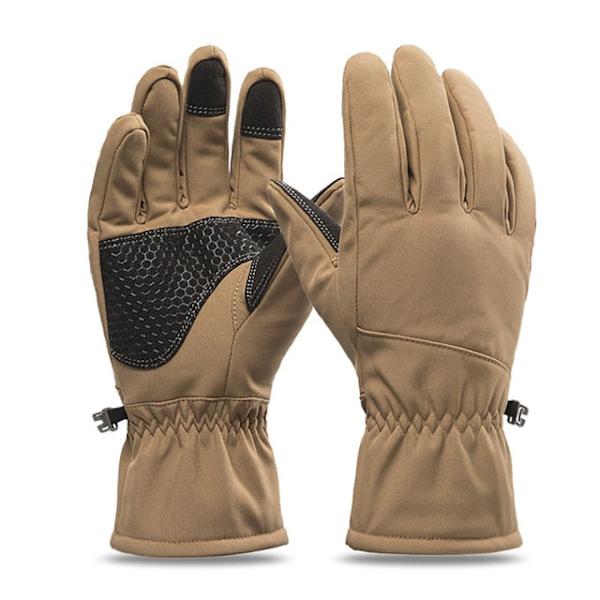 Vinterhandsker Varme Vandtætte Skridsikre Fiskerihandsker Motorcykelhandsker Vinter Camo Jagt Ski Camping Handsker Desert camouflage L