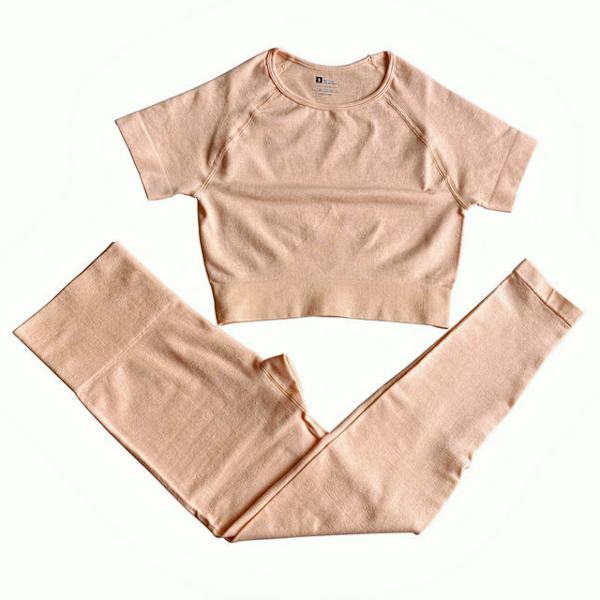 Yoga Sett Sportdrakt Trenings Active Antrekk Fitness Gym Sett For Kvinner Long Green Set L