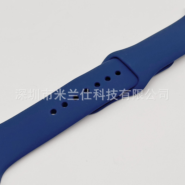 Klockarmband för Apple Watch iWatch 38/40/41/42mm-S10 standardstorlek SM kod 52 koboltblå