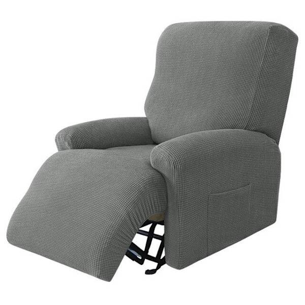 Polar Fleece -lepotuolinpäällinen, jaettu rento all-inclusive Lazy Boy -tuolinpäällinen, lepotuoli, yhden hengen sohvanpäälliset, nojatuolinpäälliset A15 Recliner Cover