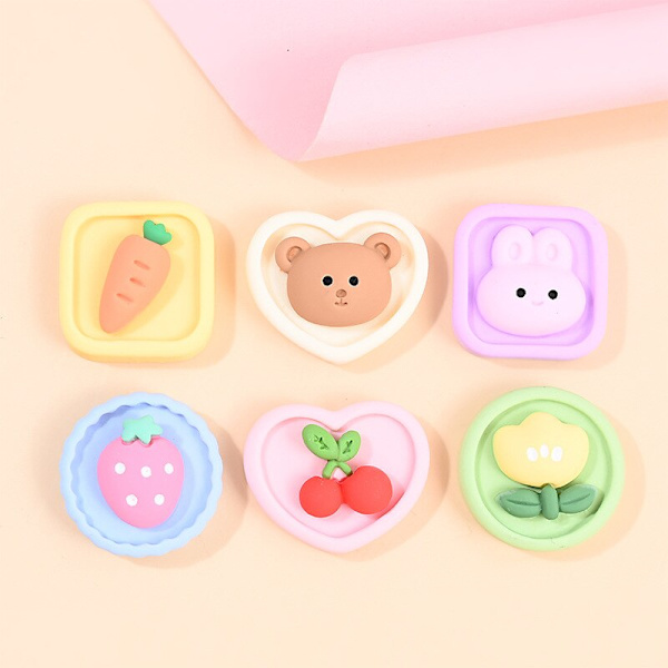 6~12kpl Söpö Sarjakuva Mini Jääkaappimagneetti Ruoka Kani Kukka Jääkaappi Magneettiset Tarrat Jääkaappimagneetti Kodin Sisustus N 10pcs