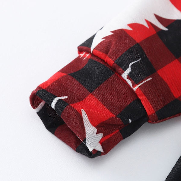 Joulu Pyjamat Yhteensopivat Perhe Pyjamat Hirvi Painatus Vaatteet Pusero Topit Ja Housut Isä Äiti Lapset Pyjamat Mom L2
