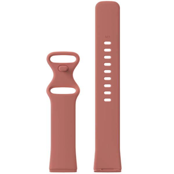 Pehmeä silikoninen kellon ranneke, korvaava ranneke Fitbit Versa 3/Fitbit Sense -kelloon Purple Red L