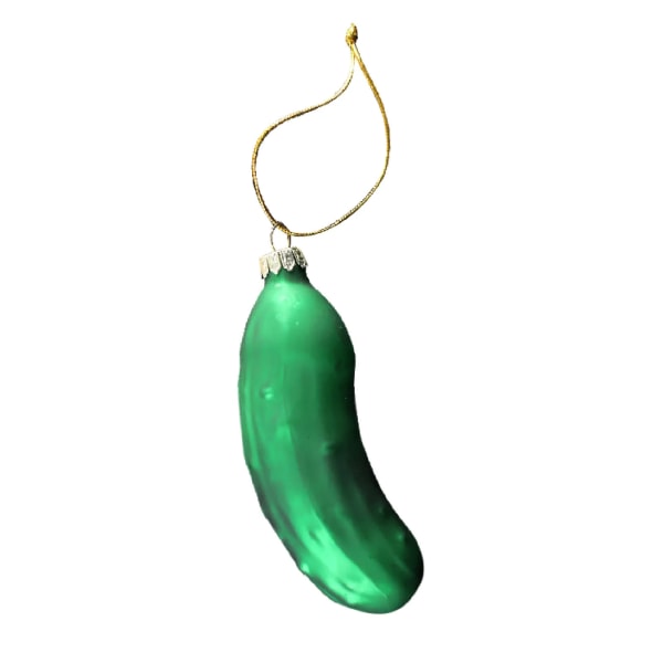 Inlagd Gurka Julgransdekorationer Hänge 2023 Jul Tradition Dekor Hängande Ornament För Sovrum, Vardagsrum, Utomhus Green