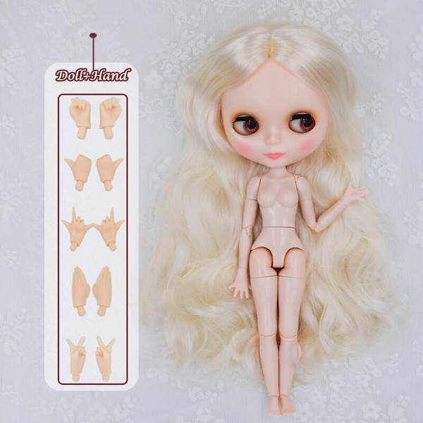 Neo Blythe -nukke, muokattu NBL kiiltävä pinta, 1/6 OB24 BJD pallonivelnukke, muokatut Blythe-nuket tytöille, lahja keräilyyn NBL09 NBL23