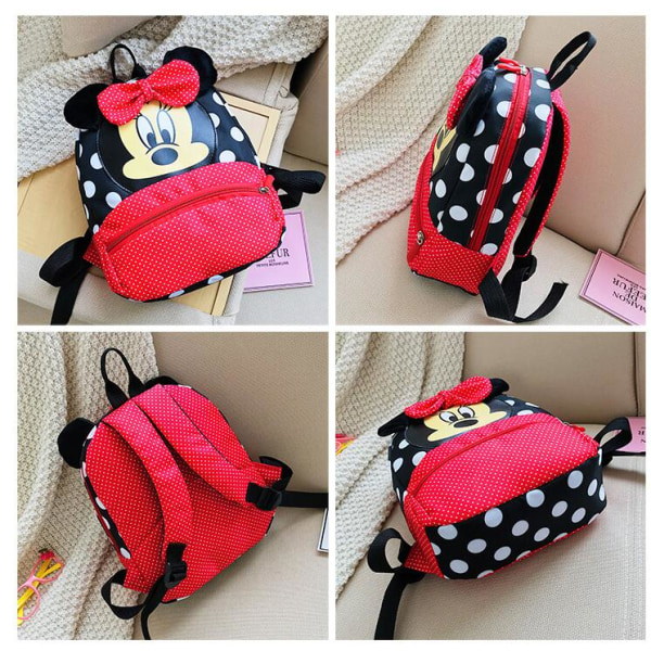 Disney Tecknad Ryggsäck För Baby Pojkar Flickor Minnie Mus Mickey Mouse Barn Härlig Skolväska Förskola Skolväska Barn Present style10 29x23x7CM