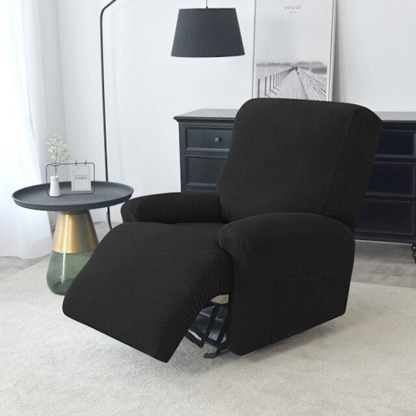 Delad Design Fåtöljöverdrag Relax Allomfattande Massage Lounger Enkel Soffa Överdrag för Vardagsrum Fåtöljöverdrag A7 Recliner Cover