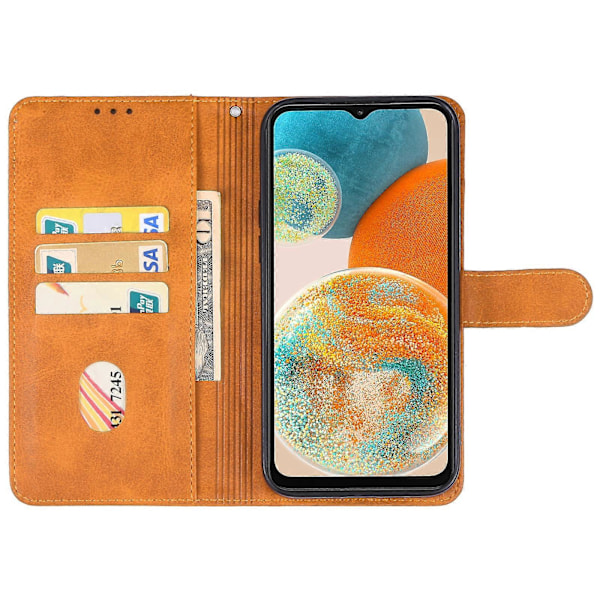 Läderfodral för Samsung Galaxy A23 5G Brown