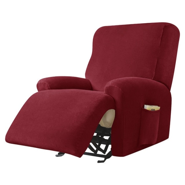 Samettinen pehmoreclinerin päällinen, jaettu malli, joustava Lazy Boy -tuolin päällinen, lepotuoli, yhden istuttava sohvanpäällinen, nojatuolin päälliset A1 Recliner cover