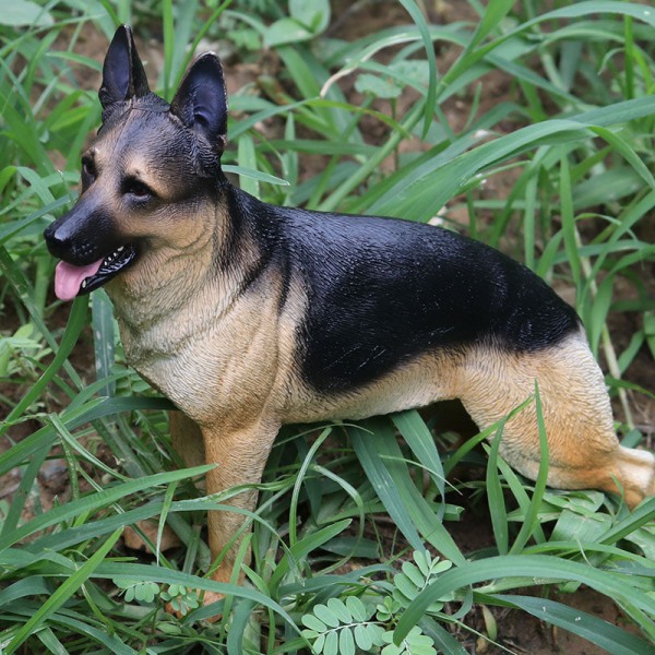 Oenux Nya Stora Hund Djursimulering Bullterrier Rottweiler Corgi Shiba Inu Bully Hund Actionfigurer PVC Härliga Husdjursmodell Leksaker without box