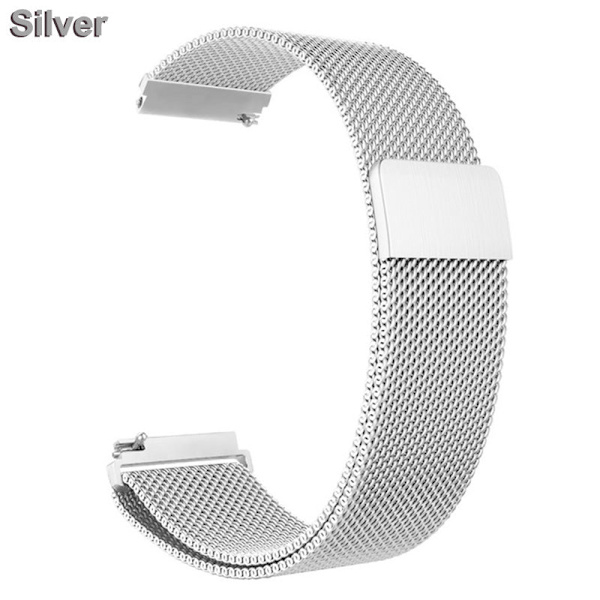 Fitbit Versa 2 3 Lite Sense -rannekkeen metallihihna Fitbit Versa -rannekelloon, Milanese-vaihtoranneke, sopii Fitbit-kellon rannekkeeksi Silver For Versa 2