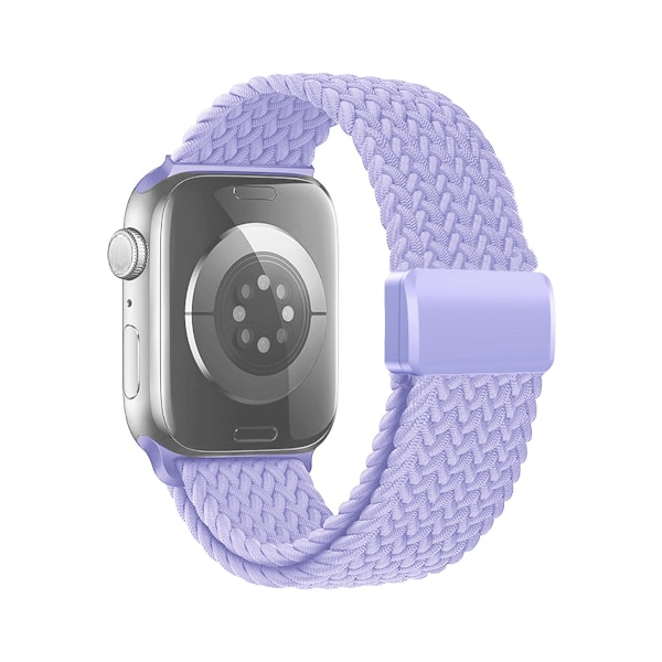 Klockarmband för Apple Watch iWatch 42/44/45/49MM Plast inre magnet Matt Lila